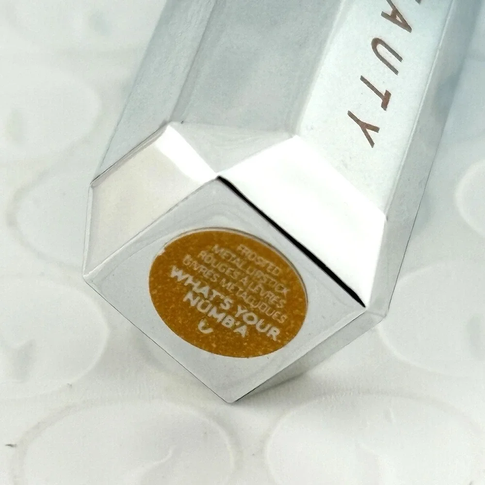 FENTY BEAUTY‎ By Rihanna Frosted Metal Lipstick - What's Your Number Full Size